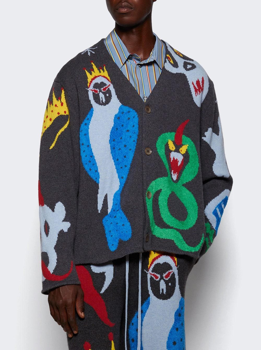 Mytical Creatures Cardigan Multicolor - 2