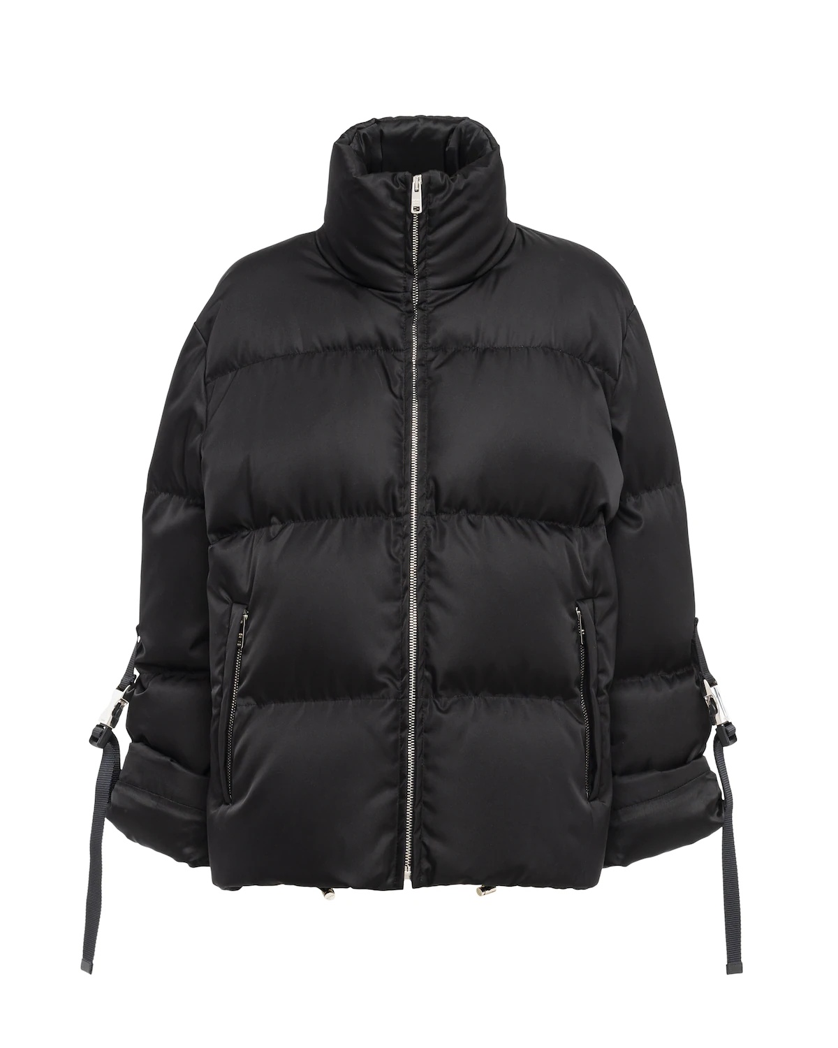 Re-Nylon gabardine puffer jacket - 1