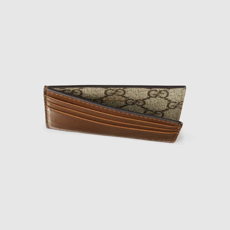 GUCCI GG Emblem embossed card case outlook