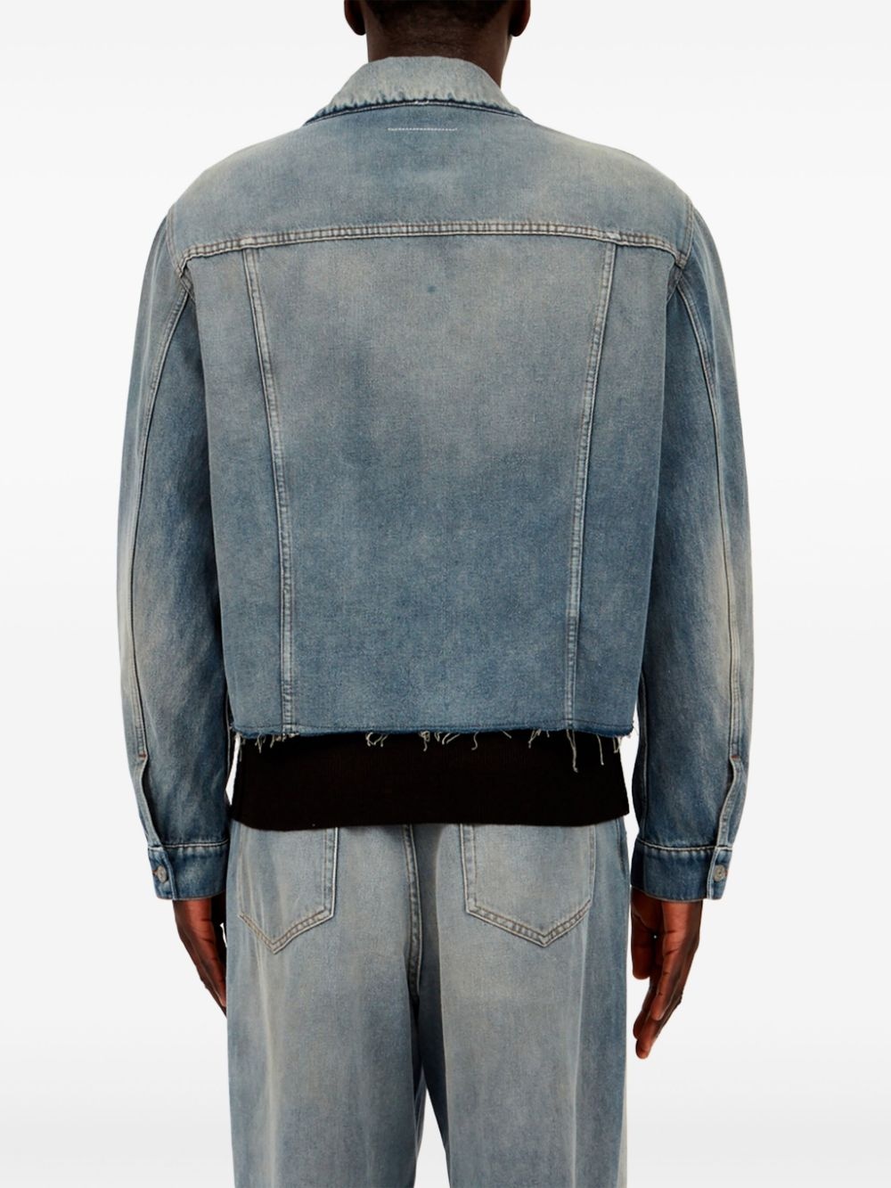 cotton denim jacket - 4