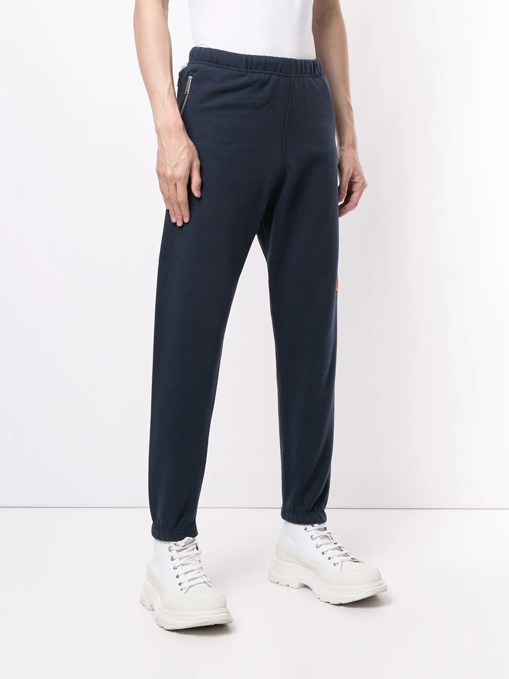 logo patch track trousers - 3