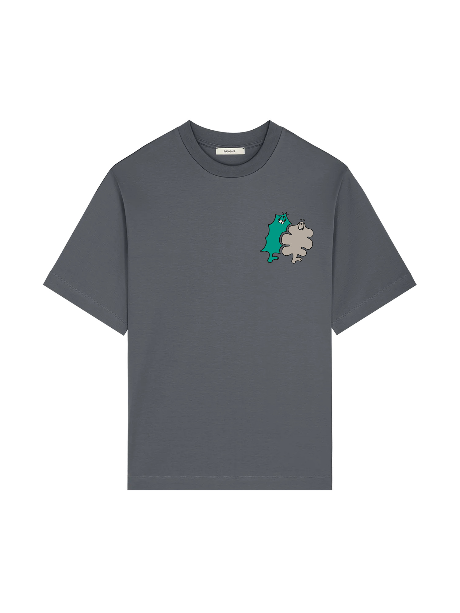 Womens Pangaia x Gasius Oversized T-shirt - Atmosphere Grey - 1