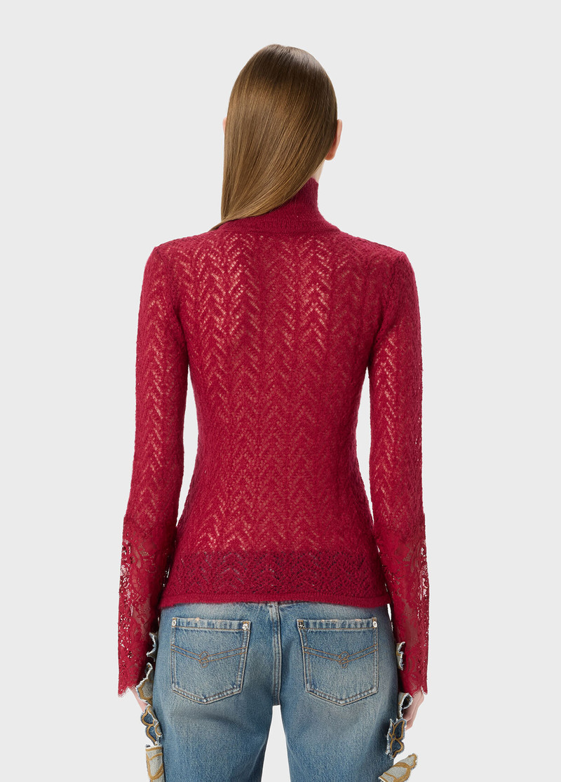LACE DETAIL KNITTED TOP 3