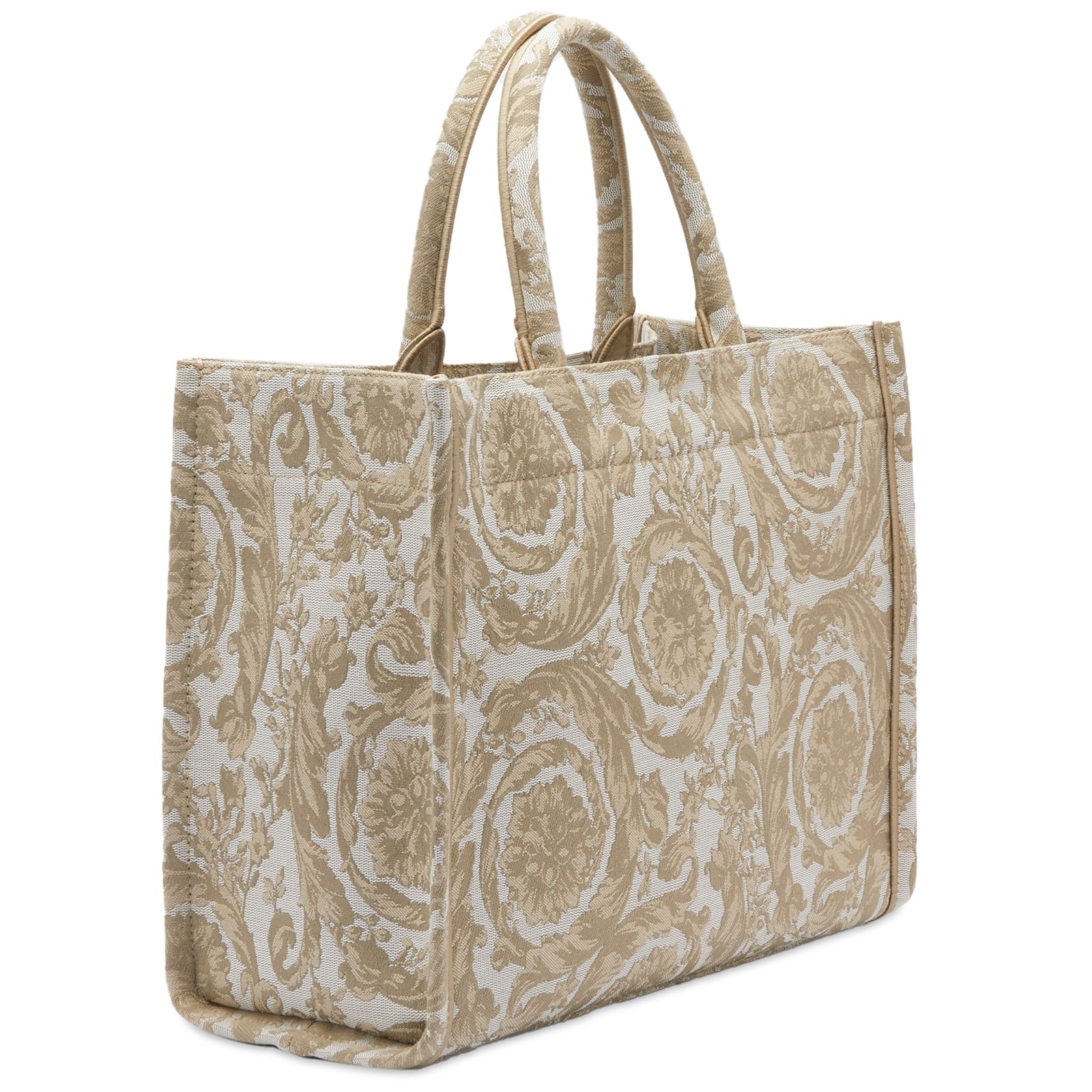 Versace Large Tote In Embroidery Jacquard - 3