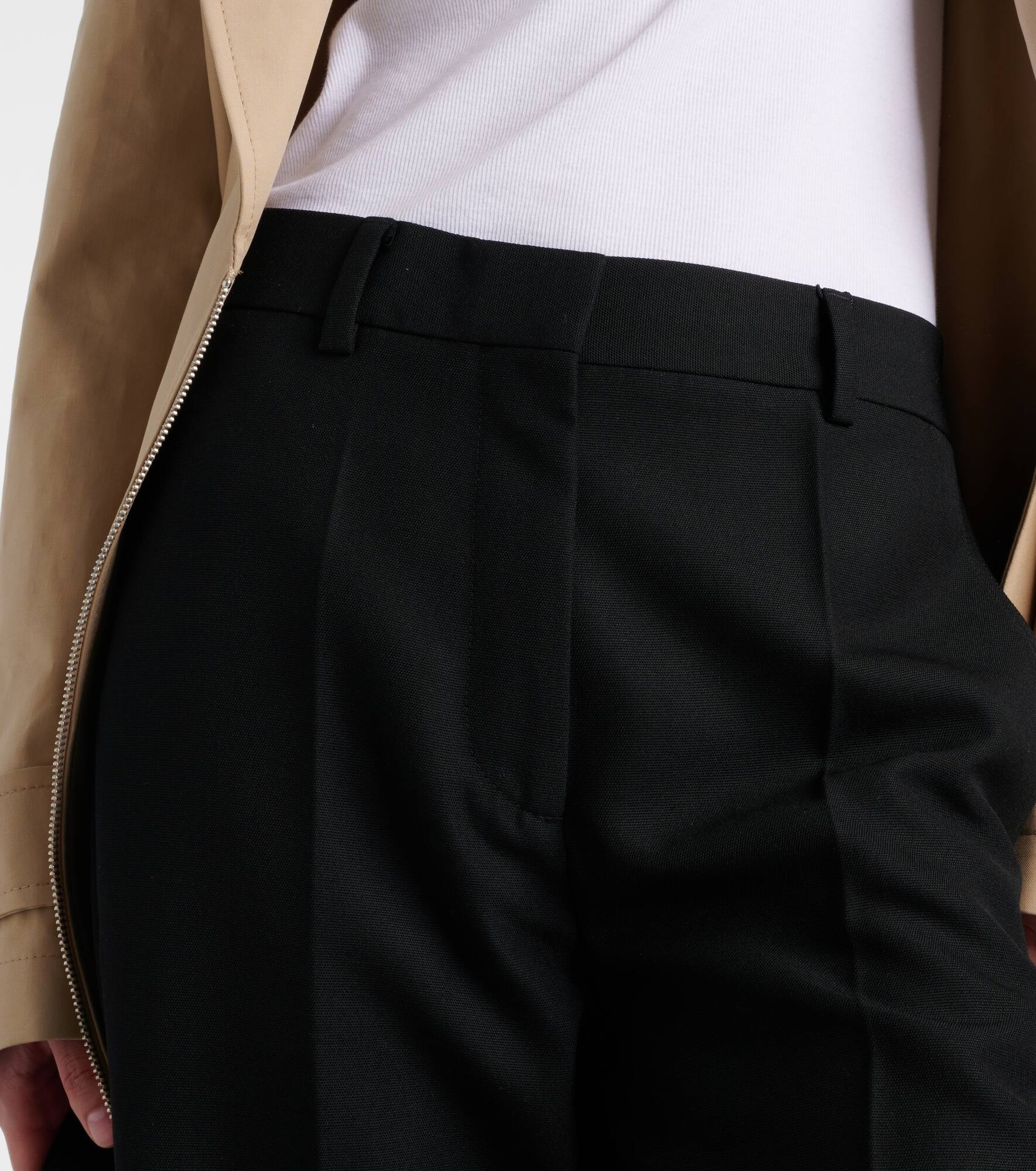 Cropped straight pants - 4