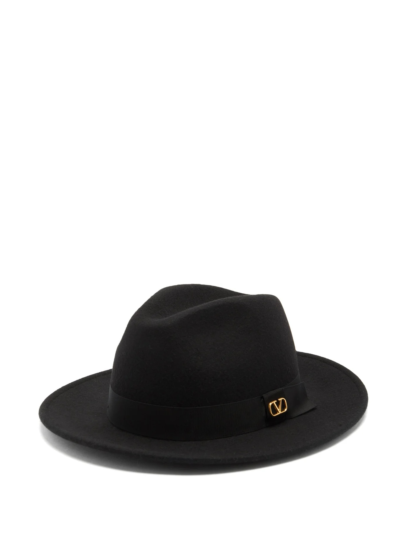 Logo-plaque felt fedora - 1