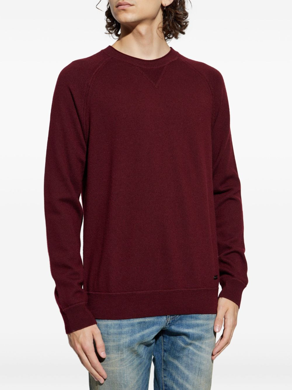 raglan-sleeve sweater - 3