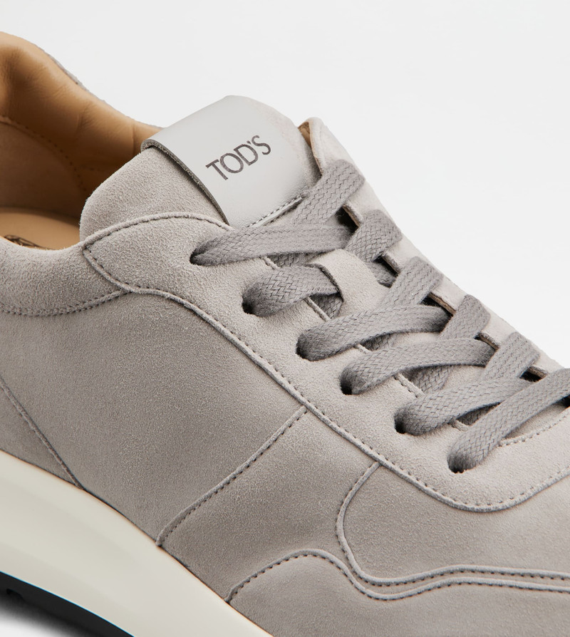 SNEAKERS IN SUEDE - GREY 5