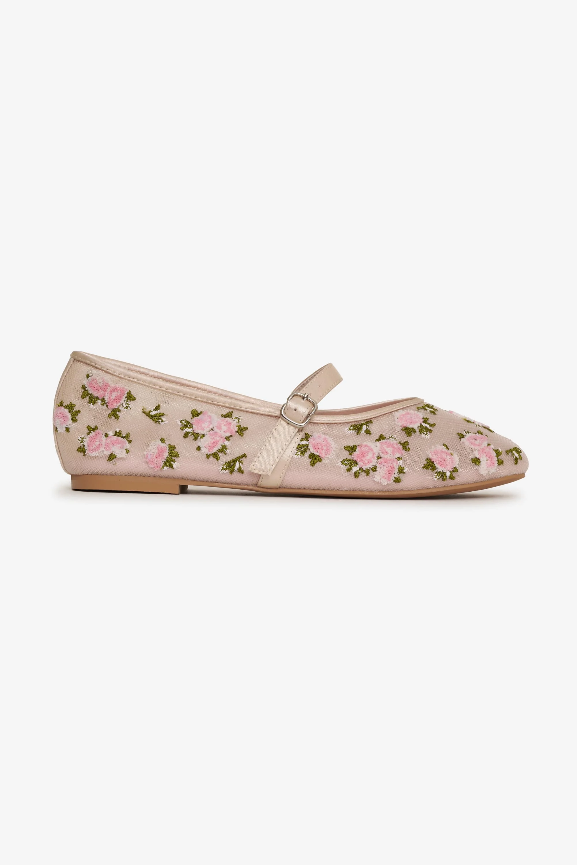 Evelyne Embroidered Ballet Flat - 1