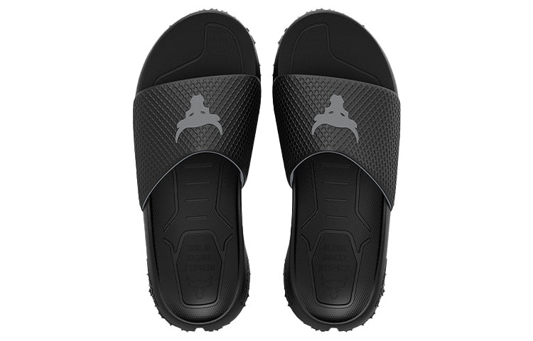 Under Armour Project Rock Slide 'Black Pitch Grey' 3025237-001 - 4