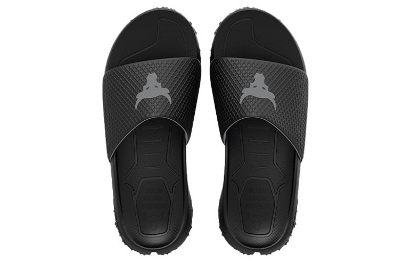 Under Armour Under Armour Project Rock Slide 'Black Pitch Grey' 3025237-001 outlook