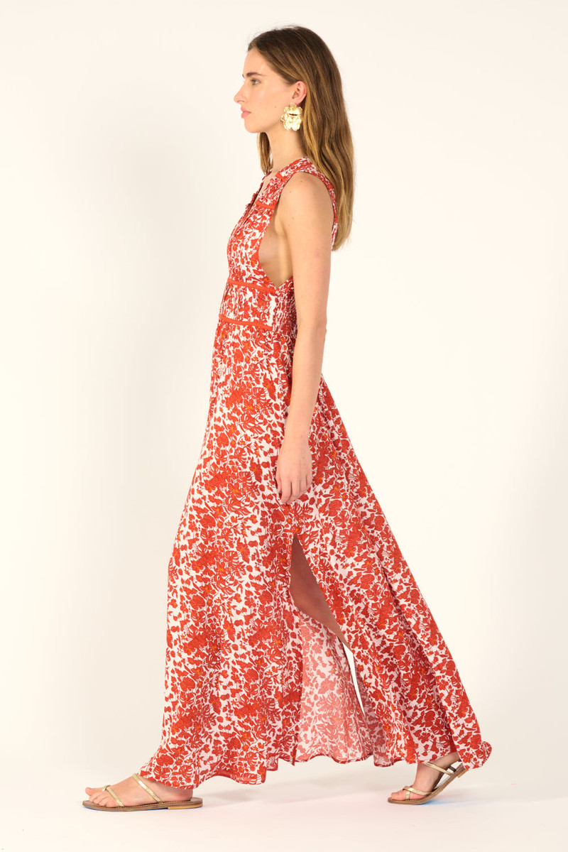 Long Dress Chiara - Paprika Aquaflora 5