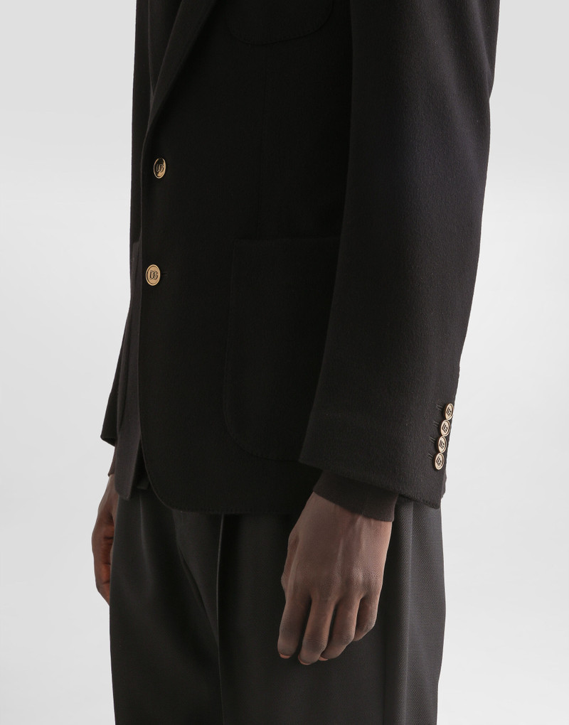 Single-breasted portofino cashmere jacket 5