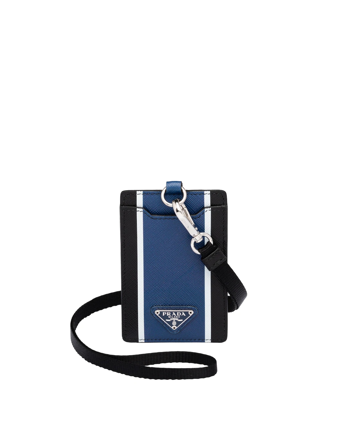 Saffiano leather badge holder - 1