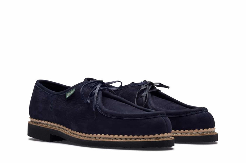 Micka Taurillon Nubuck Navy - Rubber Sole 2