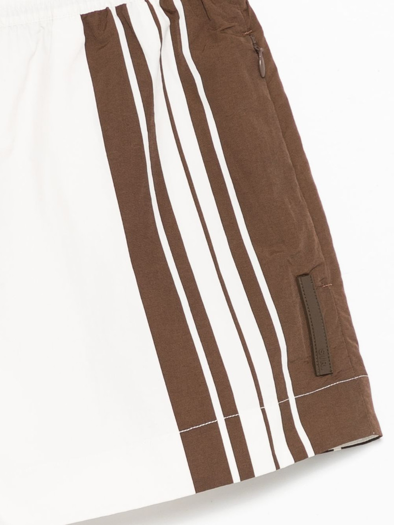 elasticated waistband mini shorts 3