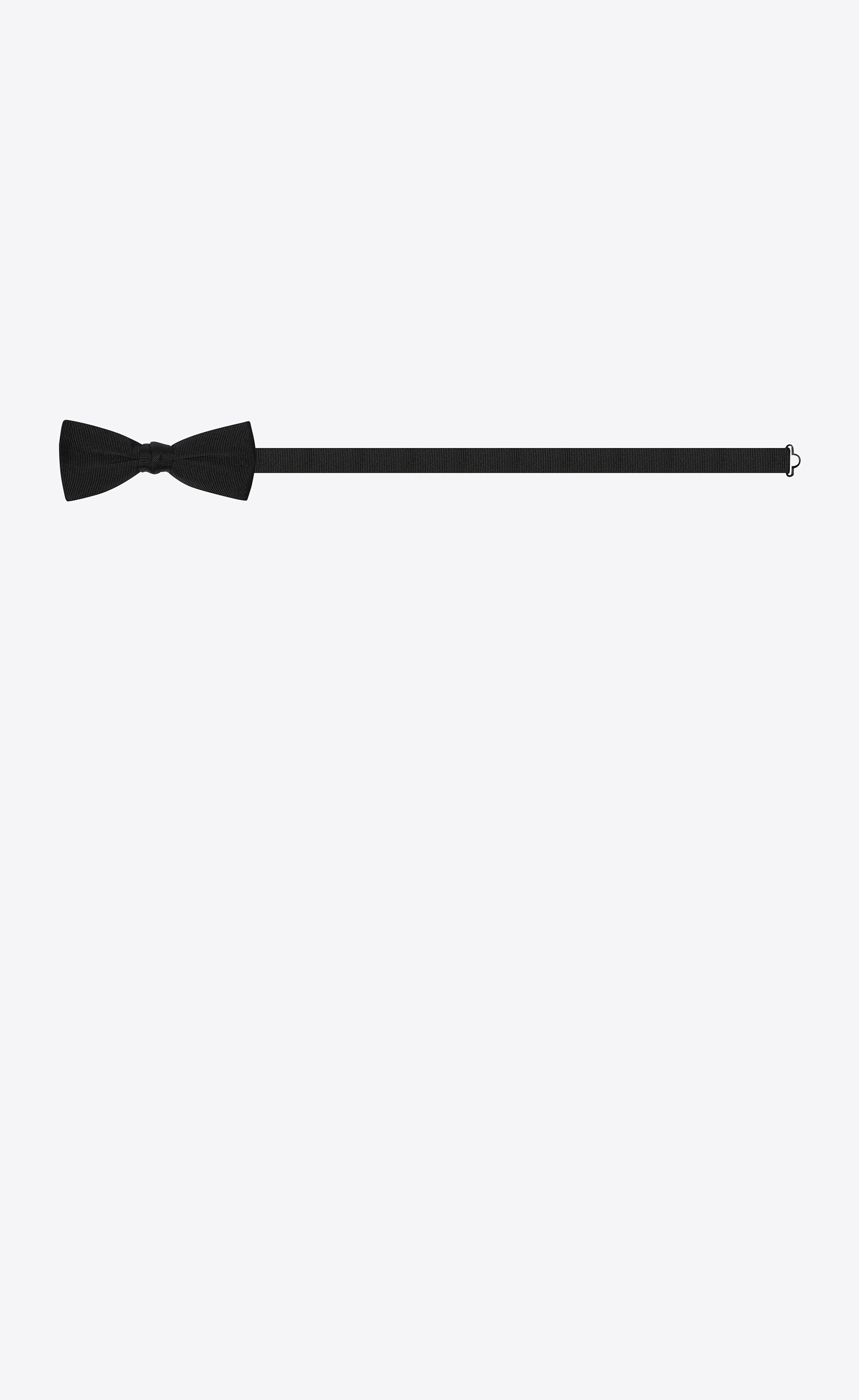 yves bow tie in black grosgrain - 3