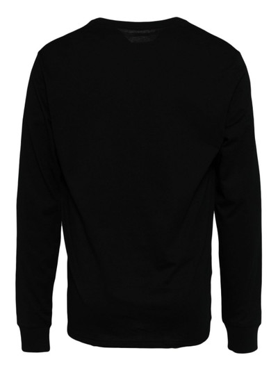 Fred Perry logo-embroidered long-sleeved T-shirt outlook