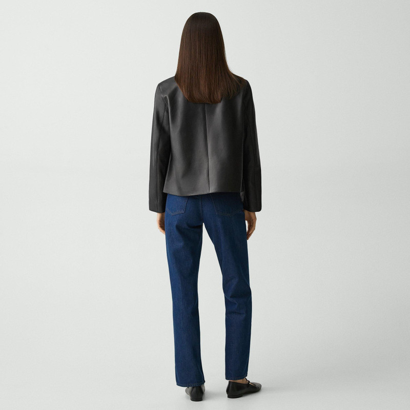 Theory High-Waisted Straight Pant in Relaxed Denim outlook
