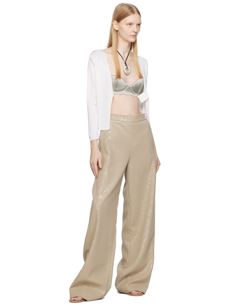 BEVZA White Bra Closure Cardigan outlook