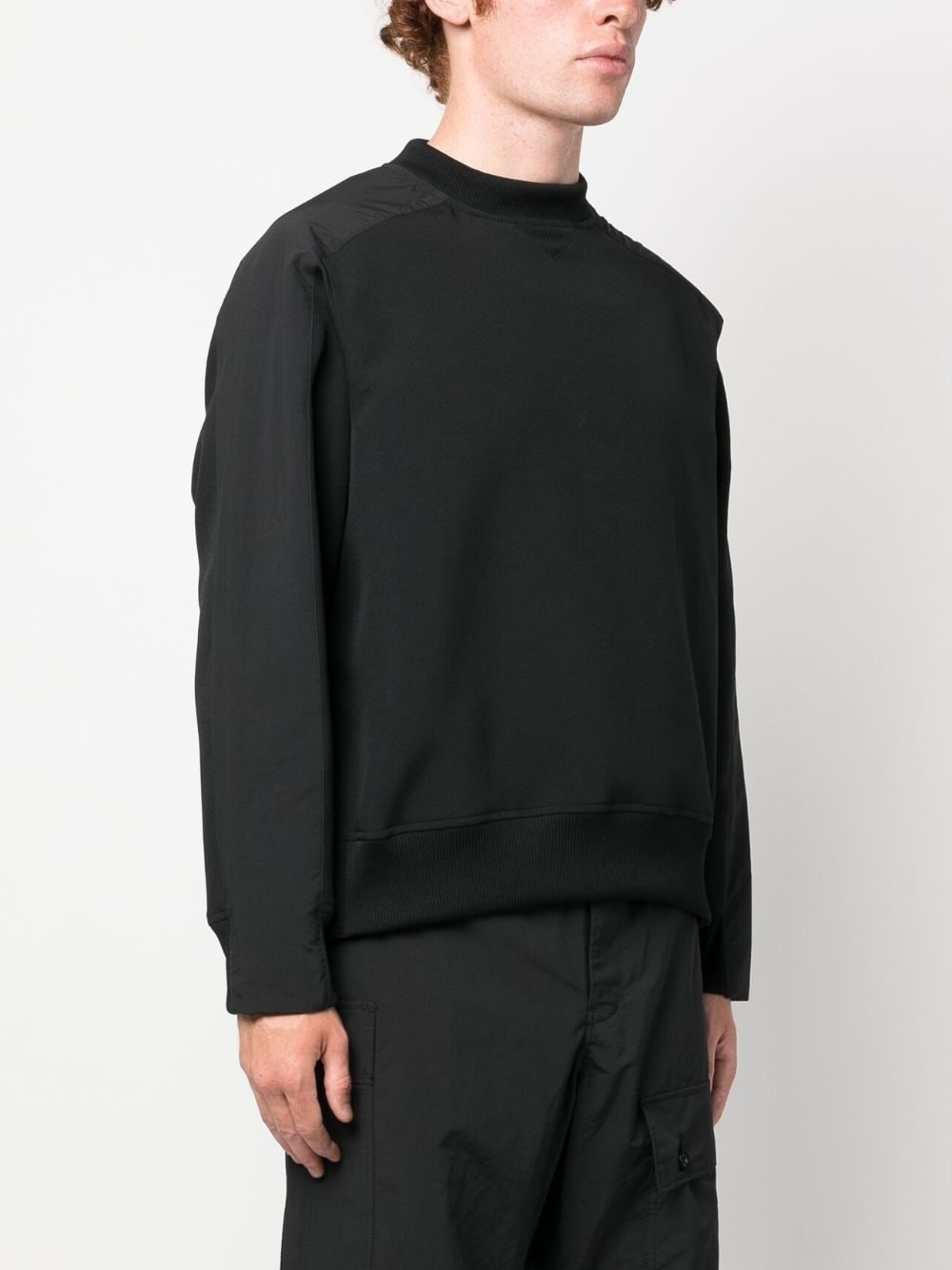 zip-detail long-sleeve sweatshirt - 3