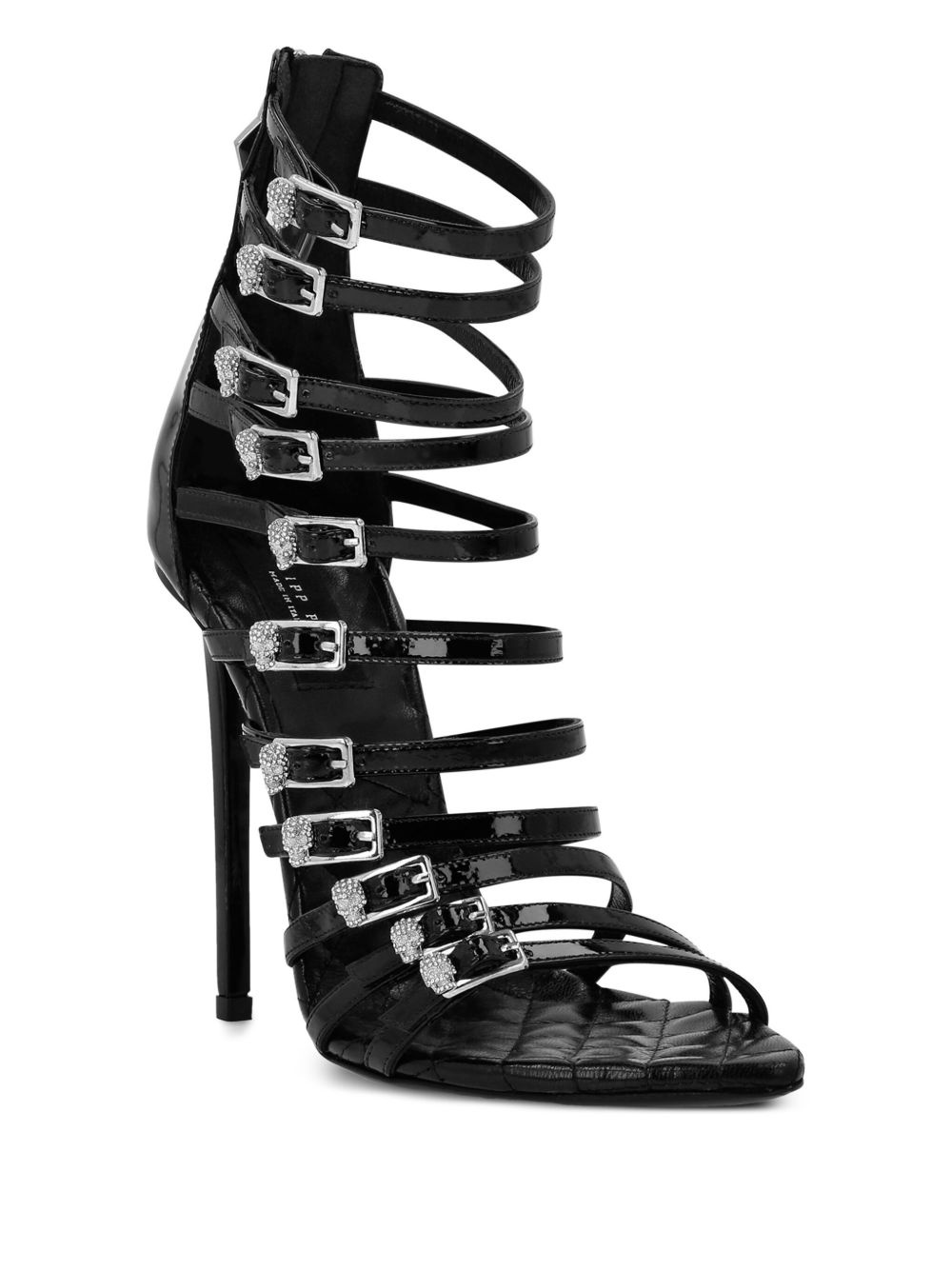 Skull leather sandals - 2