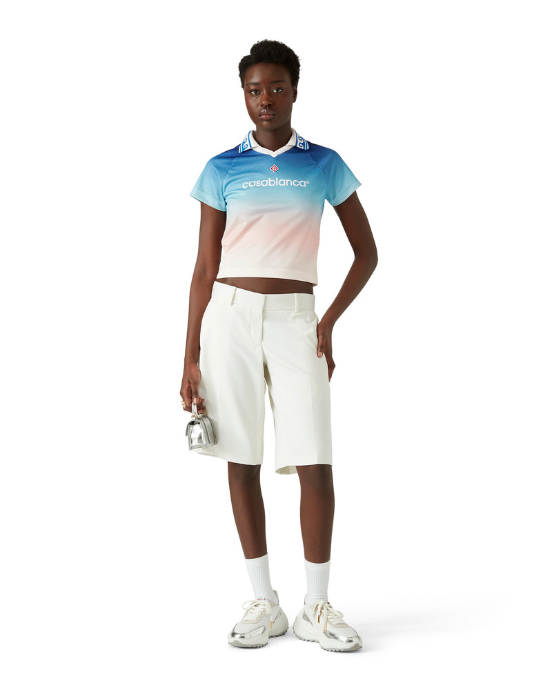 CASABLANCA Jacquard Monogram Football Shirt | Casablanca Paris outlook