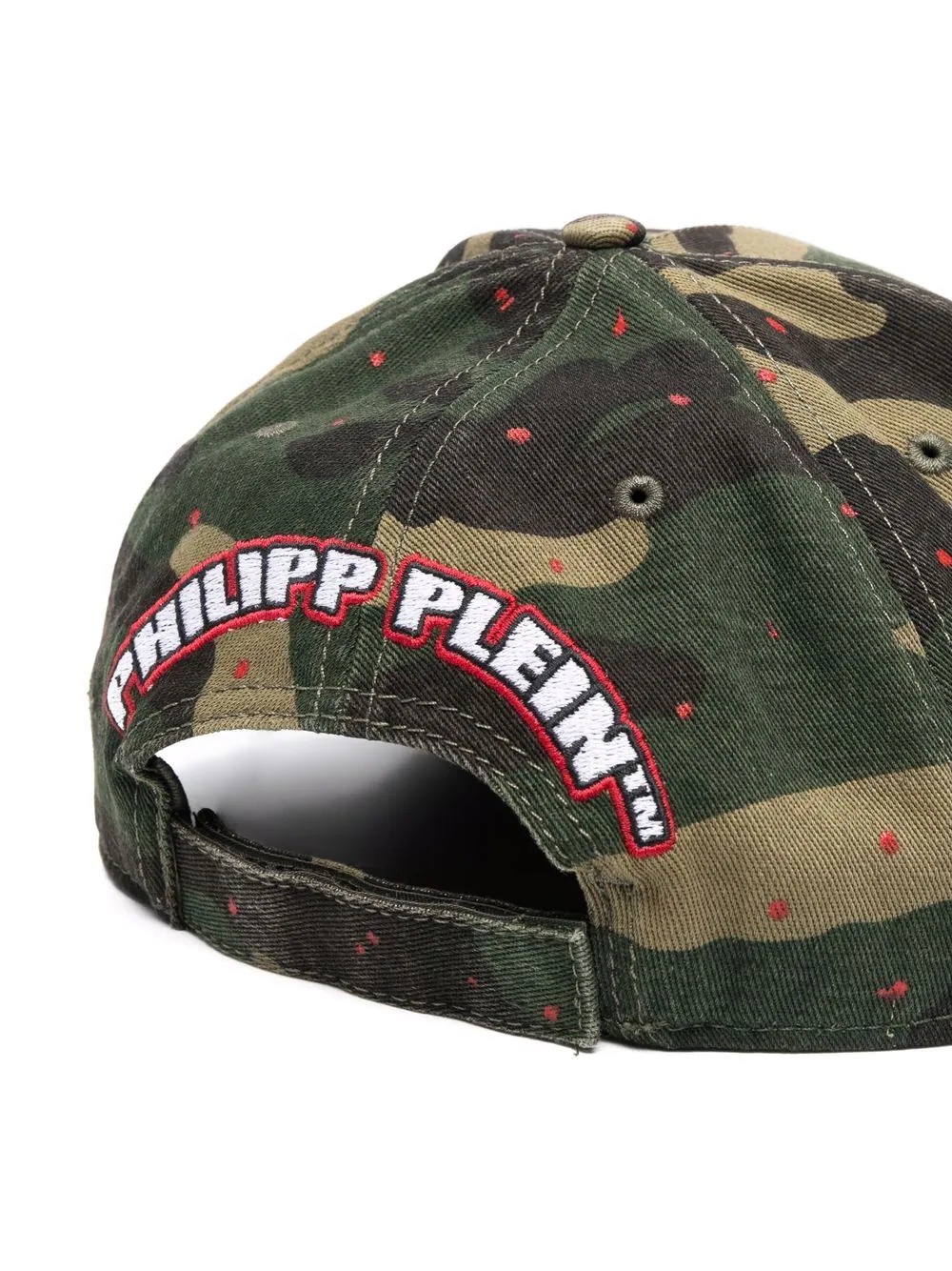 logo-patch camouflage cap - 2