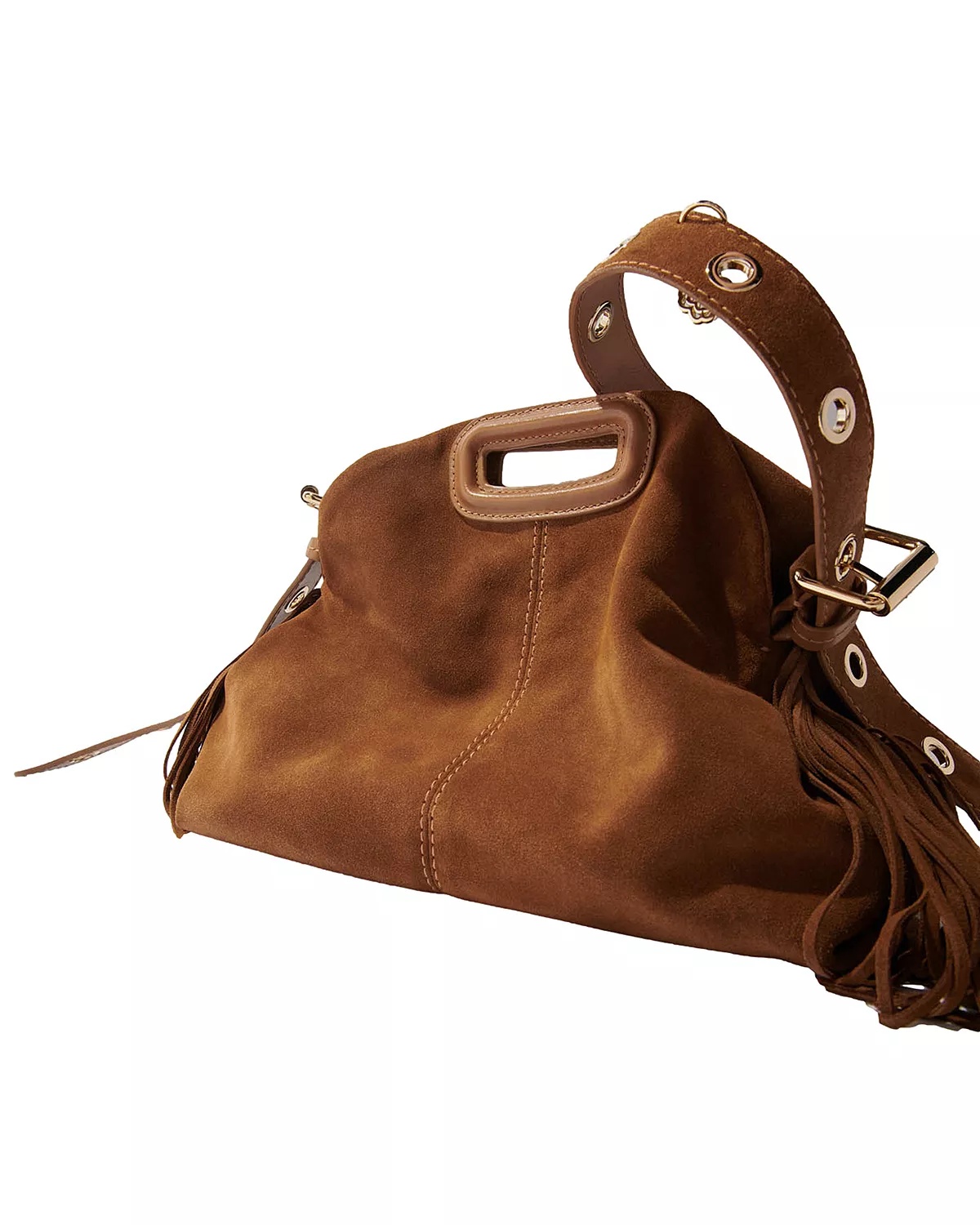 Miss M Suede Fringe Crossbody - 7