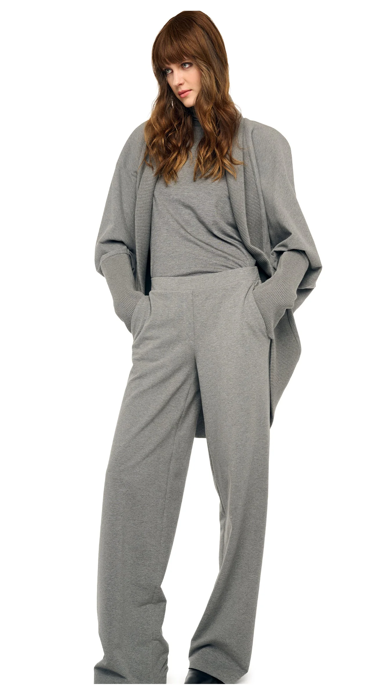 FLAT FRONT WIDE PANT - 1