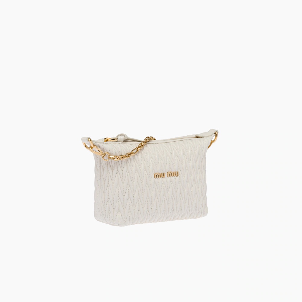 Miu Spirit matelassé leather mini bag - 3