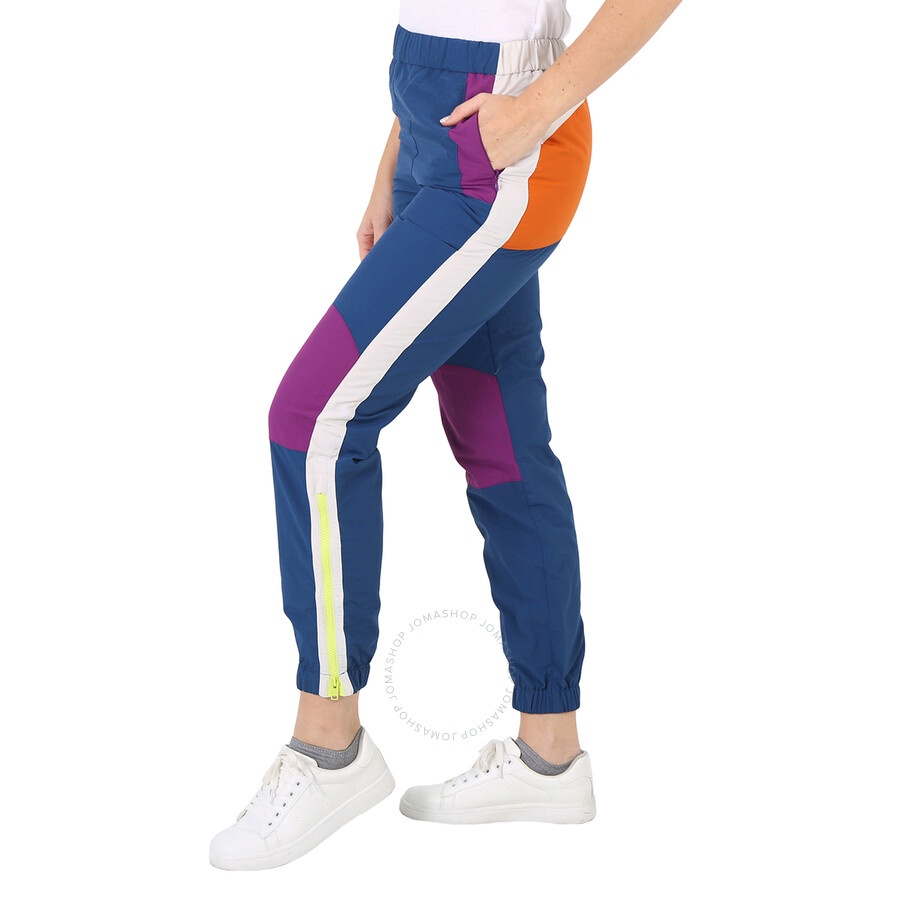 Kenzo Ladies Colorblock Sport Tracksuit Nylon Trousers - 4