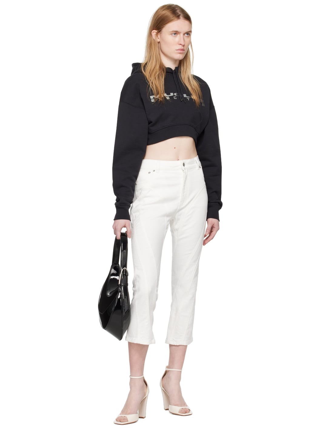 Black Bonded Hoodie - 4