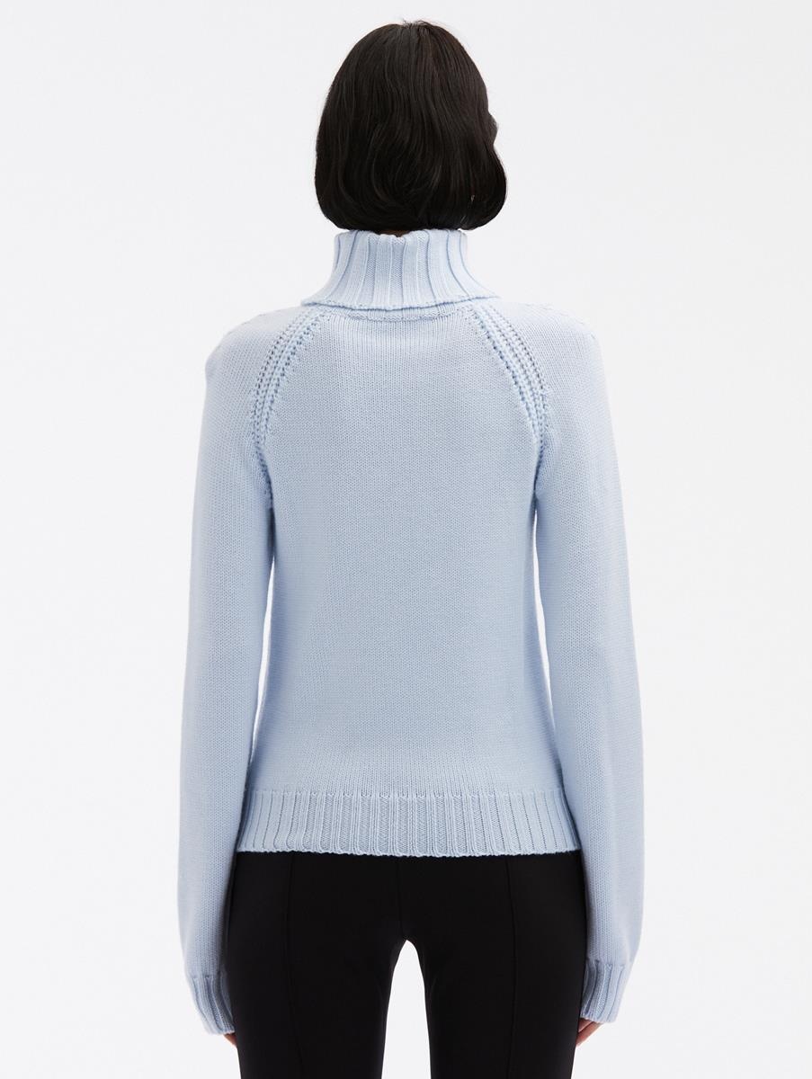 CRYSTAL LEAVES EMBROIDERED PULLOVER - 3