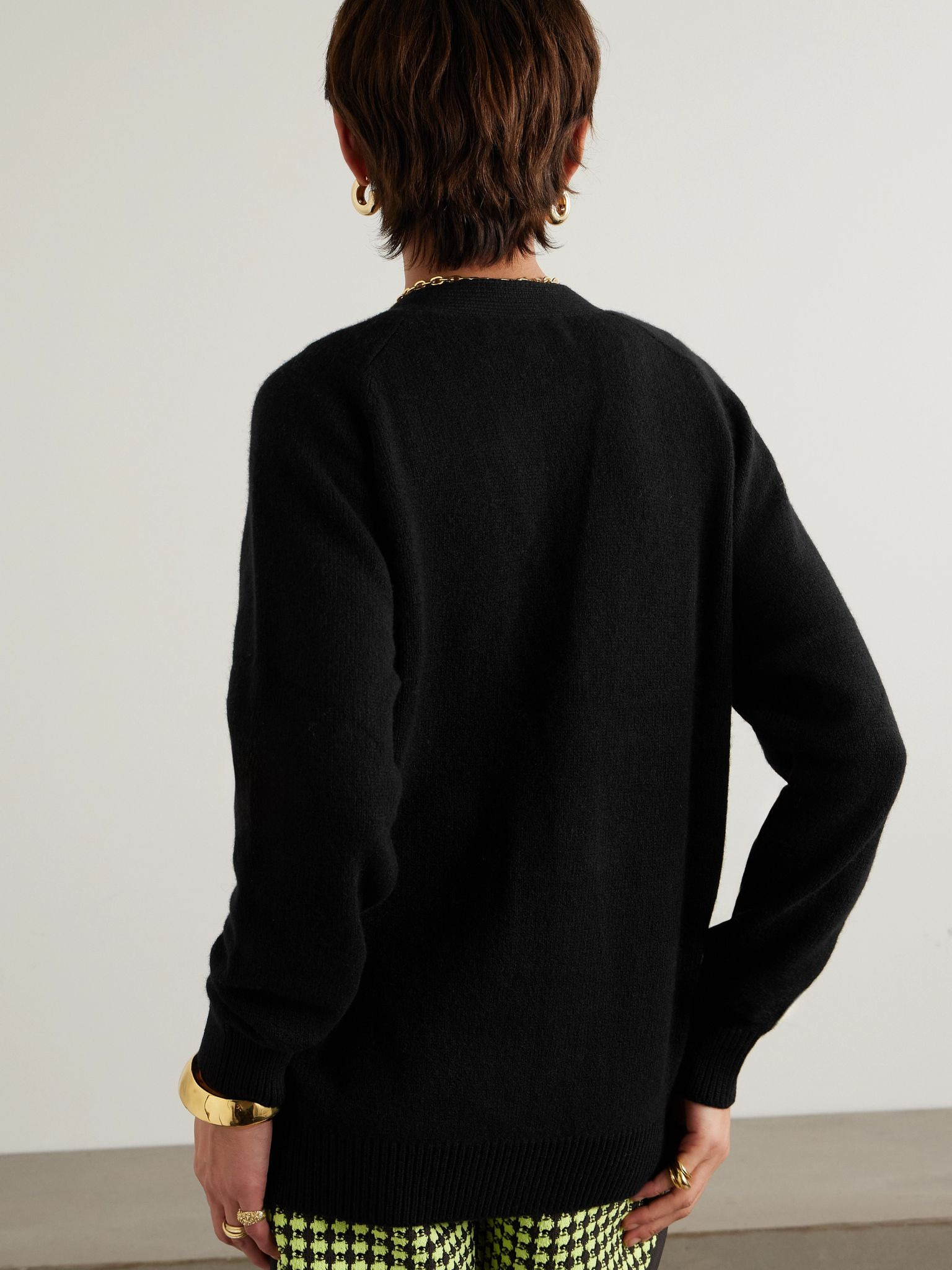 Cashmere cardigan Black - 3