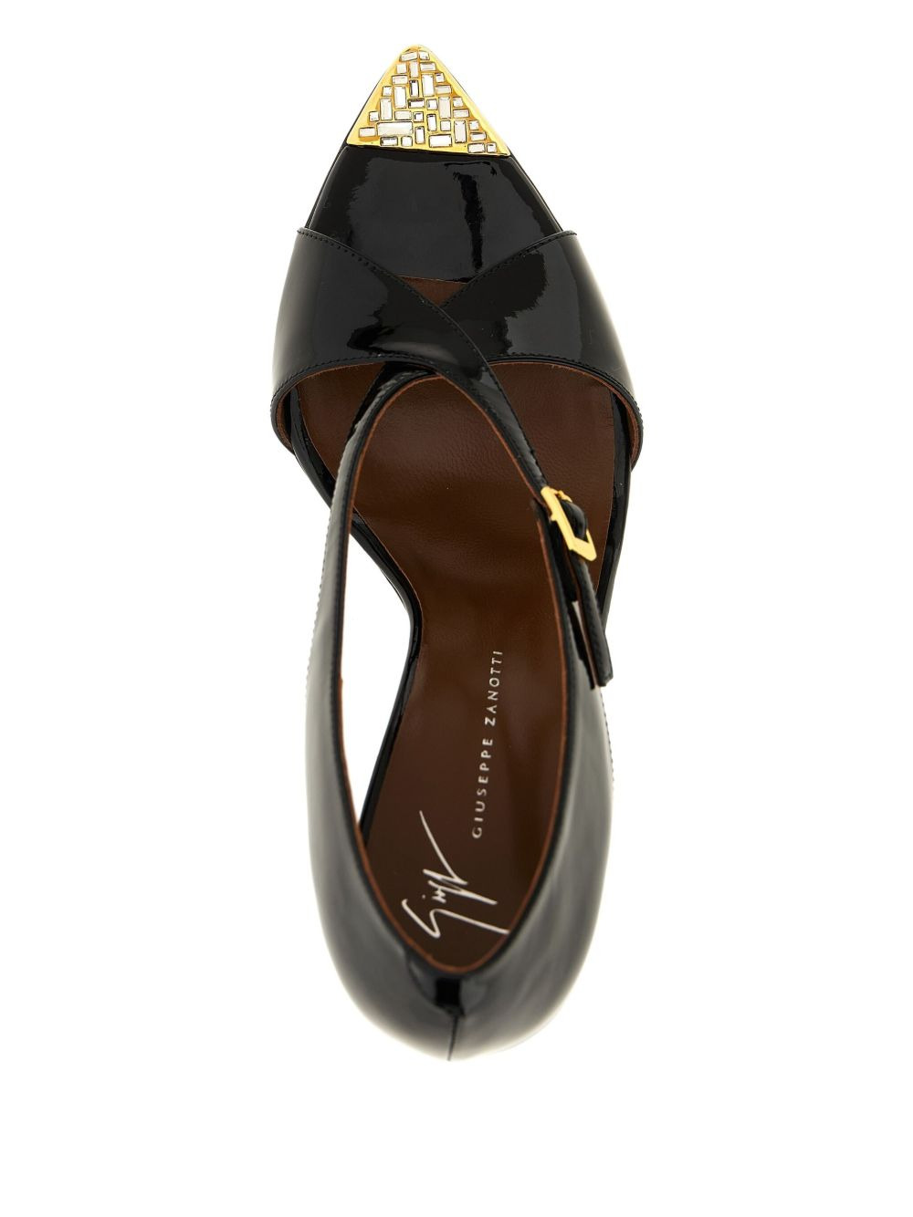 105mm Intrigo embellished stiletto heeled sandals - 3