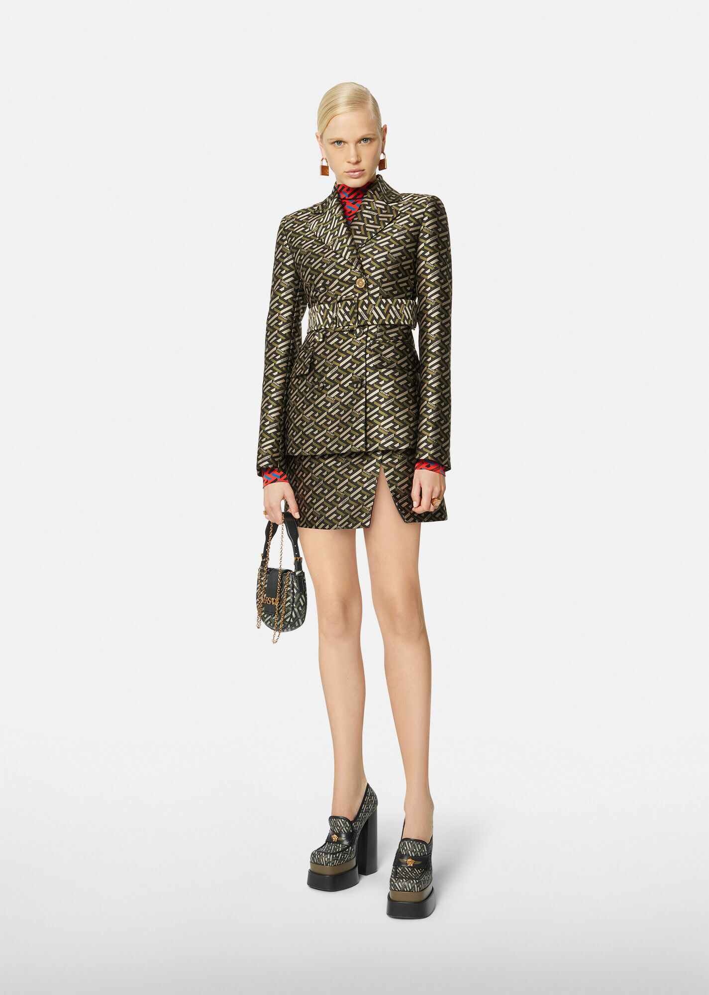 La Greca Jacquard Skirt - 4