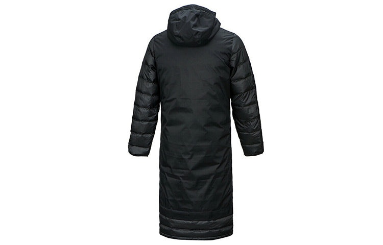 adidas Soccer/Football Training Sports protection against cold Stay Warm hooded Down Jacket Black BQ - 2