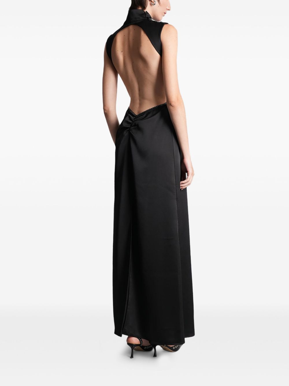 open-back max dress - 4