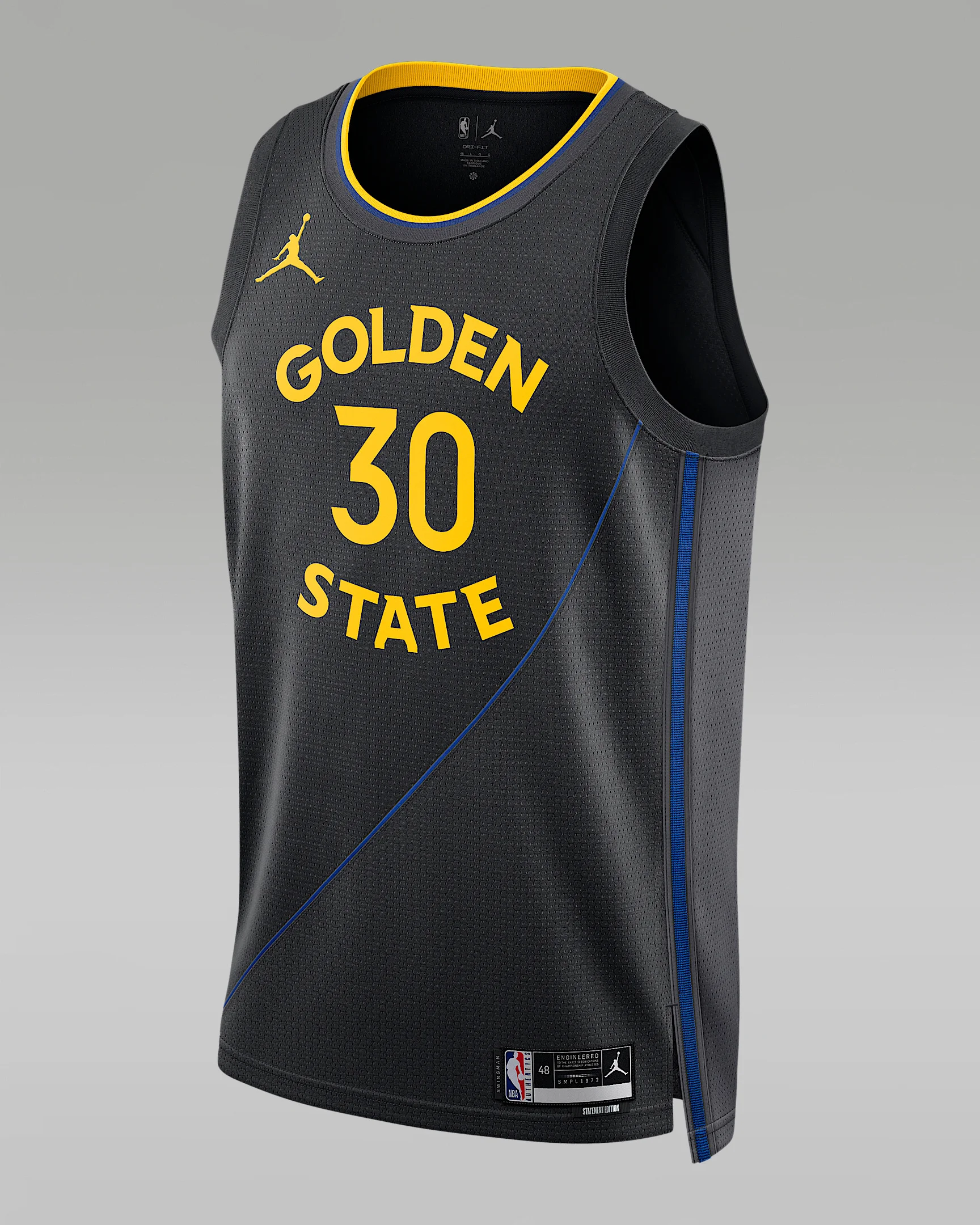 Stephen Curry Golden State Warriors 2024/25 Statement Edition Men's Jordan Dri-FIT NBA Swingman Jers - 1