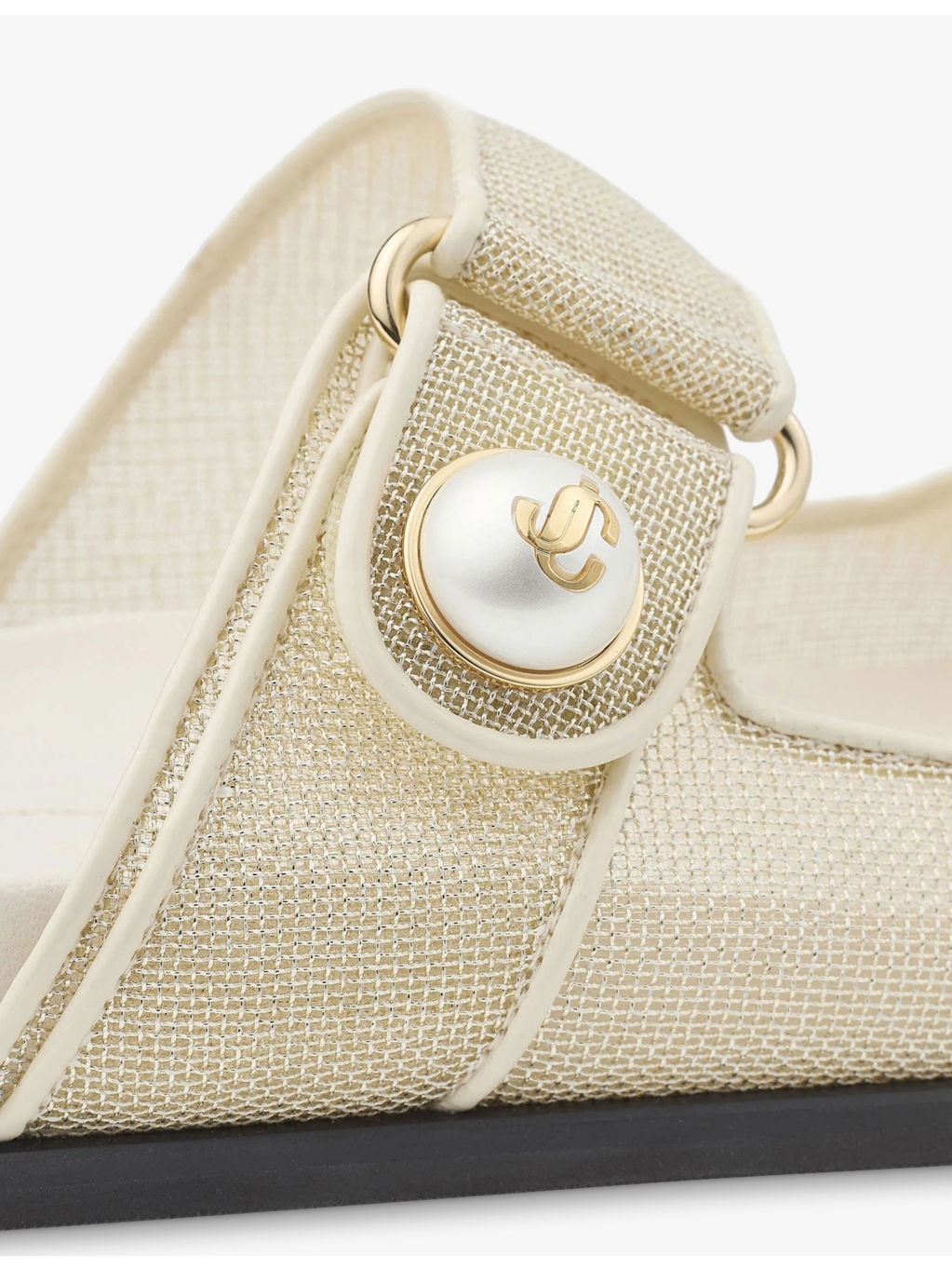 Fayence Mesh Flat Sandals - 5
