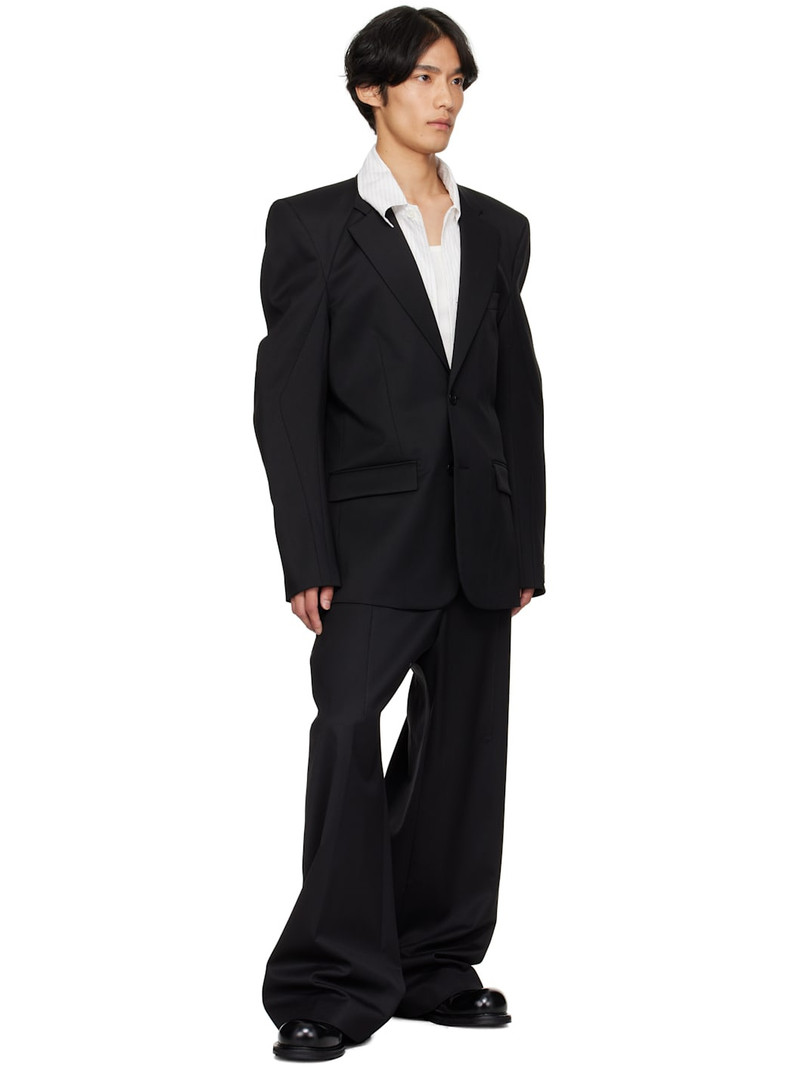 VETEMENTS Black Biker Tailored Blazer outlook