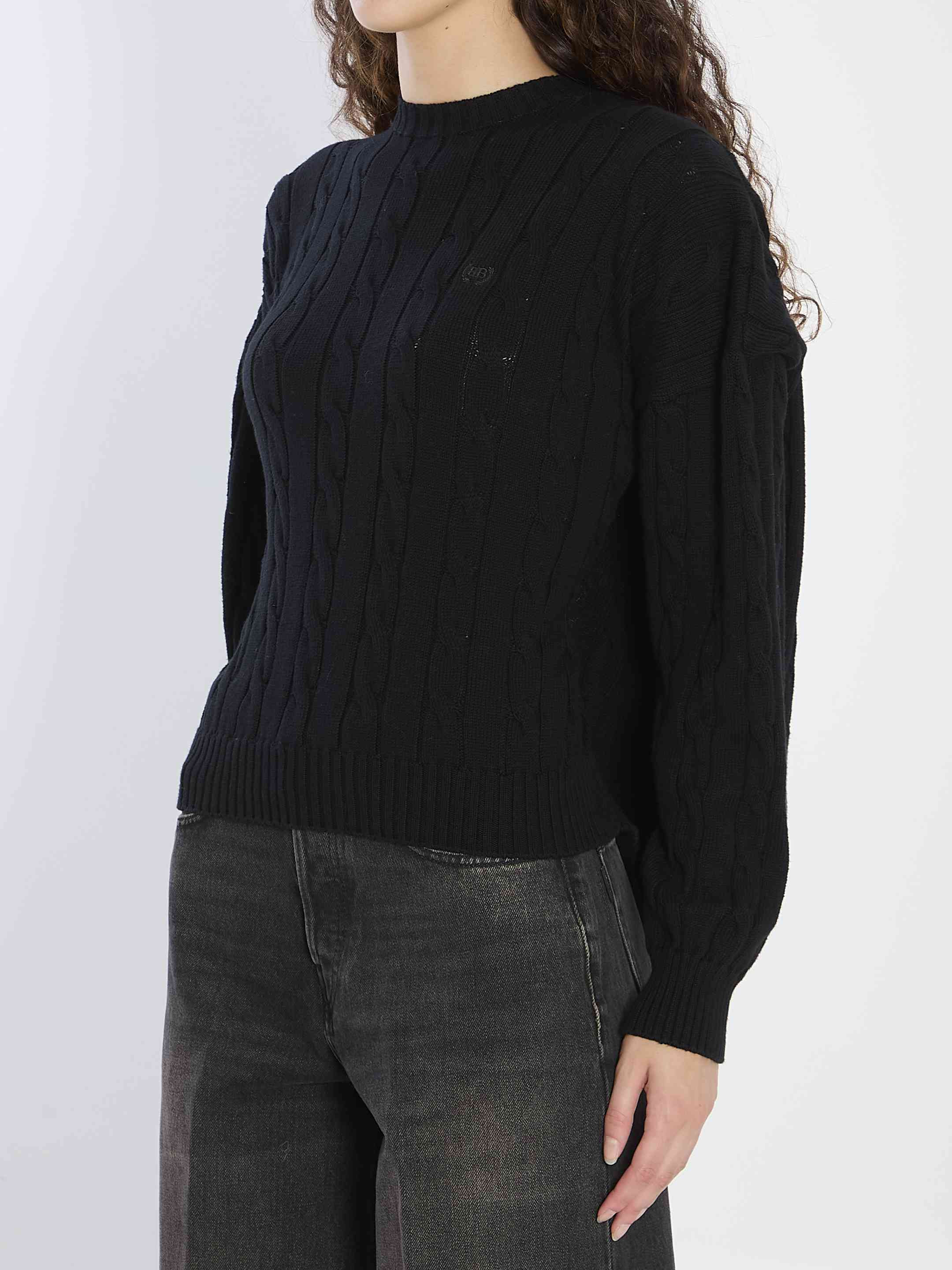 Balenciaga Women Sweater With Logo - 2