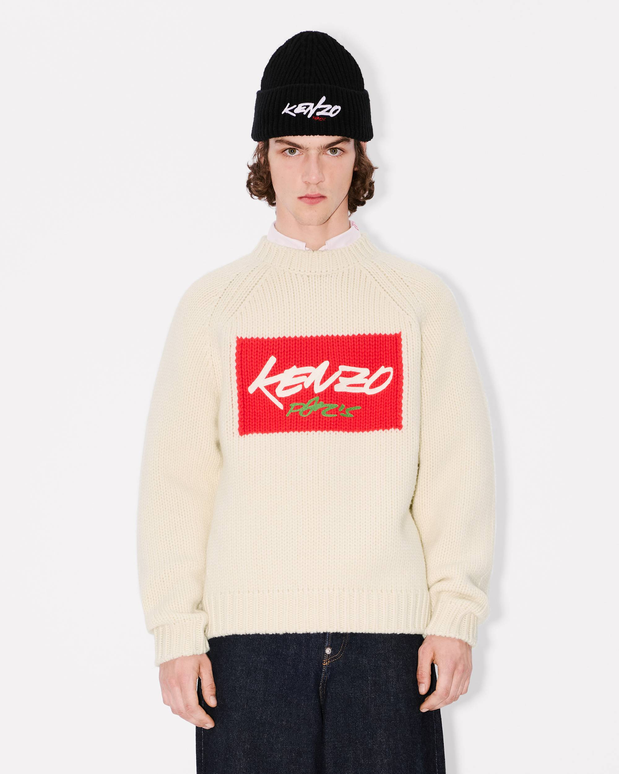 'Kenzo x Futura 2000' jumper in wool - 3