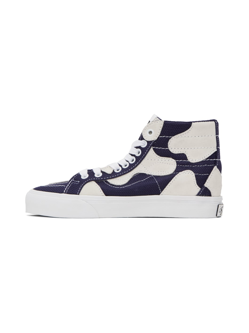 Navy & Off-White Sk8-Hi WP VR3 LX Sneakers - 3