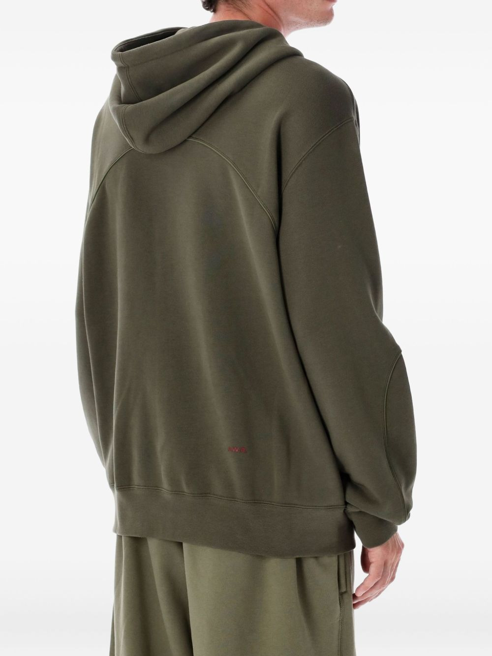 embroidered-logo hoodie - 2