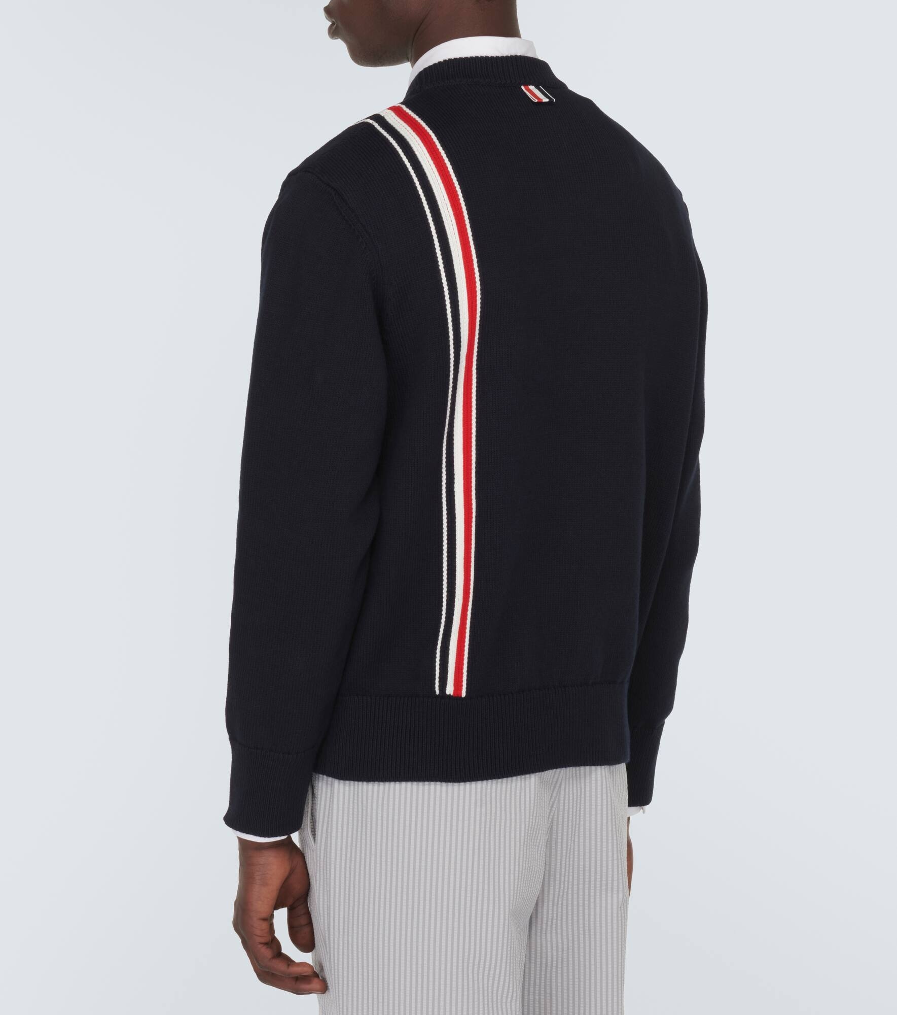 RWB Stripe cotton sweater - 4