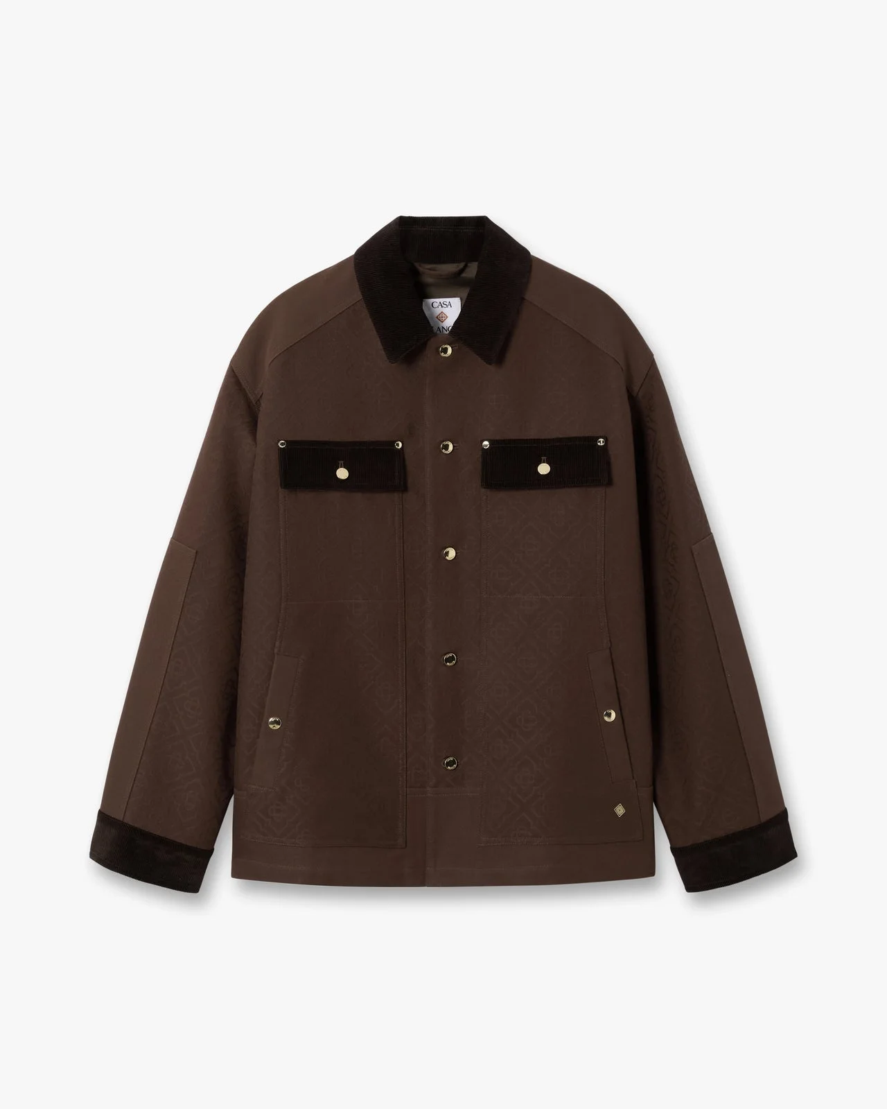 Dark Brown Workwear Safari Jacket - 1