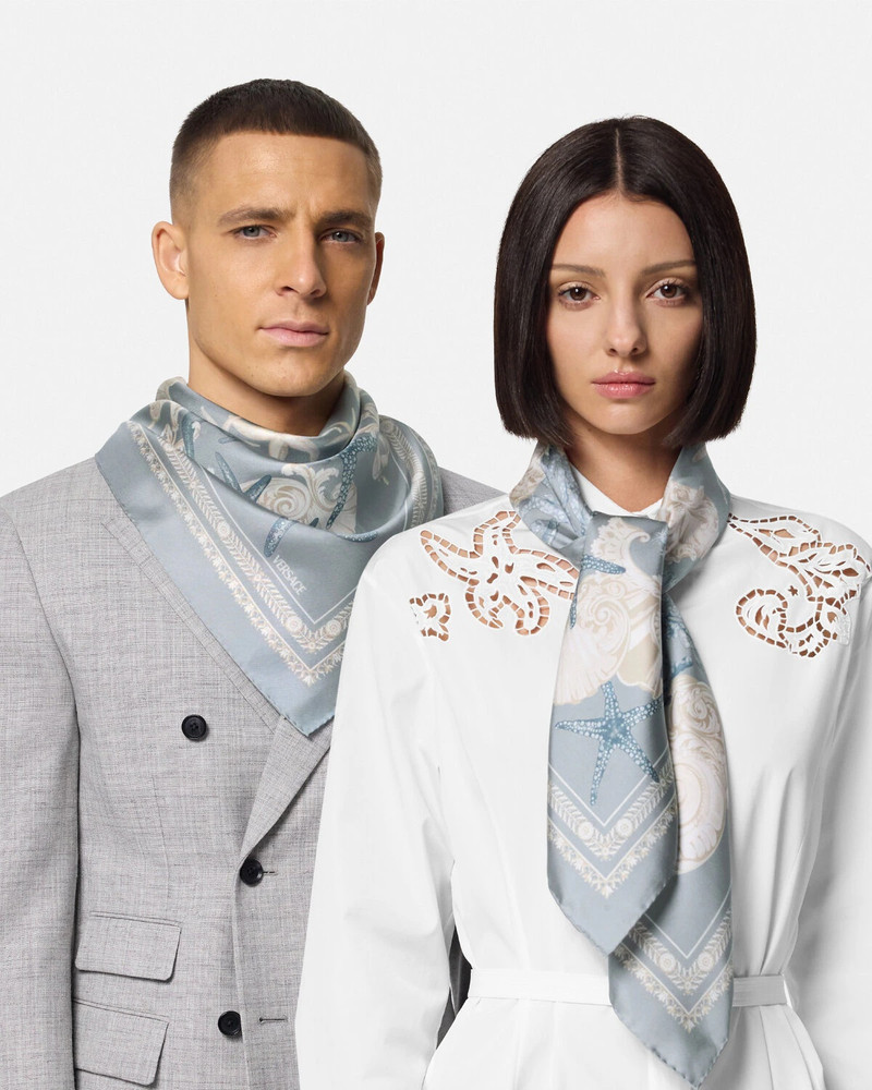 Barocco Sea Silk Foulard 35" 3