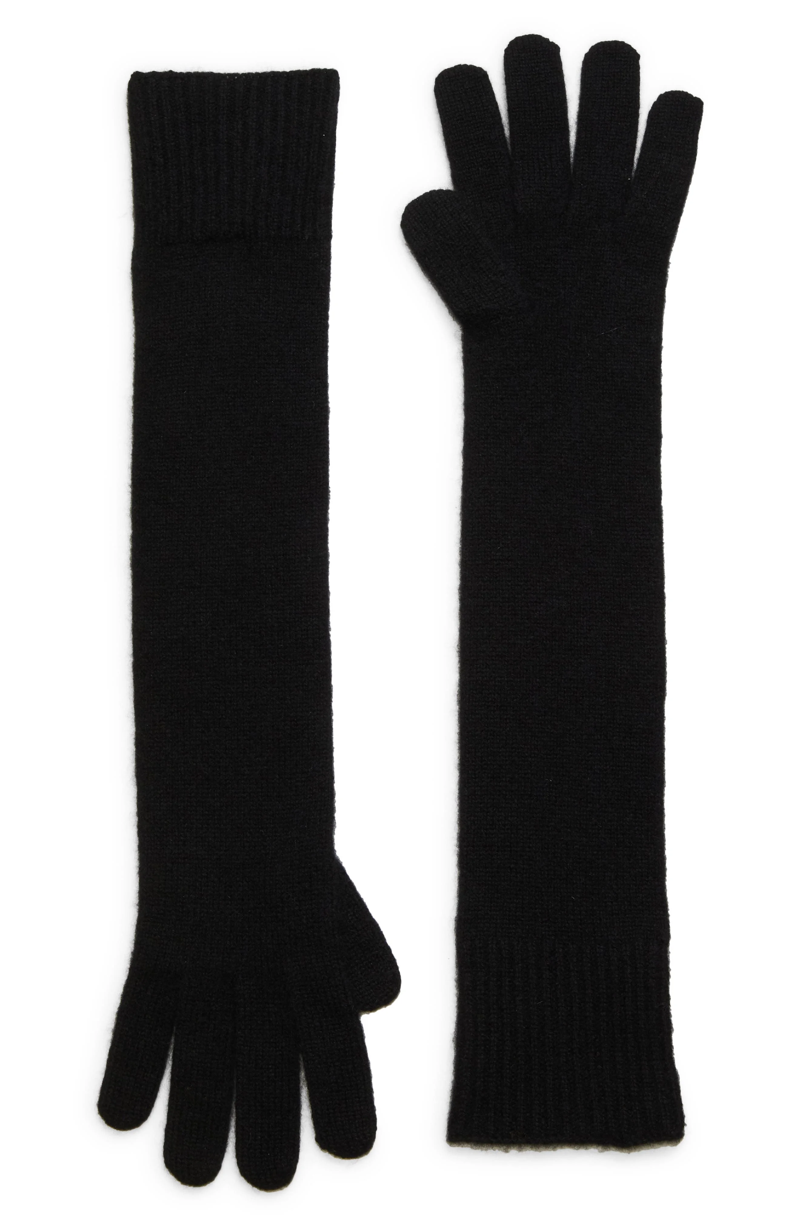 TOTEME Wool & Cashmere Gloves in Black at Nordstrom - 1